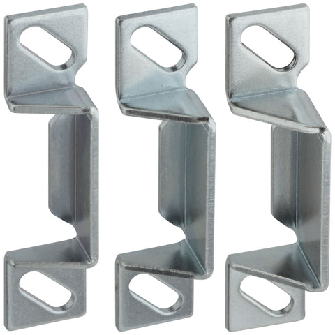 National Hardware Zinc-Plated Aluminum Door Strike 1 pk (Pack of 5)