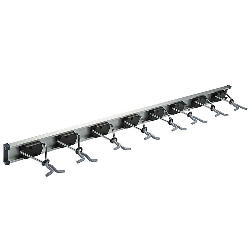 National Hardware 36 in. L Vinyl Coated Gray Plastic Sliding Grip Clamp Organizer 20 lb. cap. 1 pk (Pack of 6)