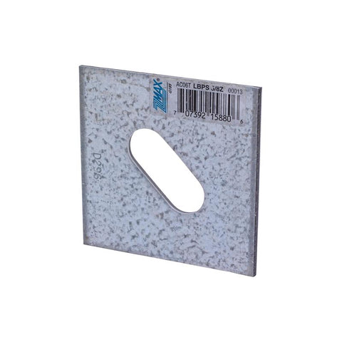 Simpson Strong-Tie 3 in. H X 3 in. W X 3 in. L Galvanized Steel Bearing Plate (Pack of 50)