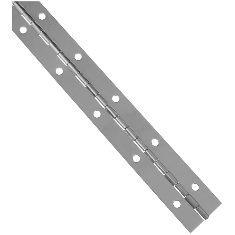 Bisagra continua de acero inoxidable de 12 pulg. de largo National Hardware, 1 ud.