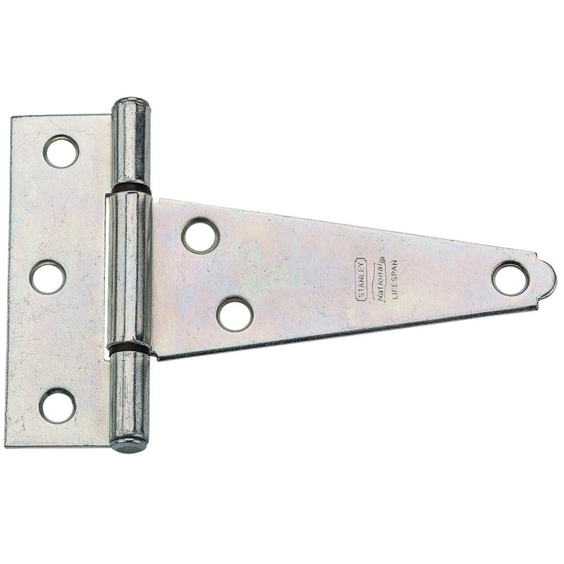 National Hardware 4 in. L Zinc-Plated Extra Heavy Duty T-Hinge 1 pk (Pack of 5)