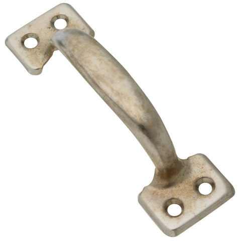 National Hardware Nickel Gray Steel Window Sash Lift 4 in. L X 2.2 in. H 1 pk (Pack of 5)