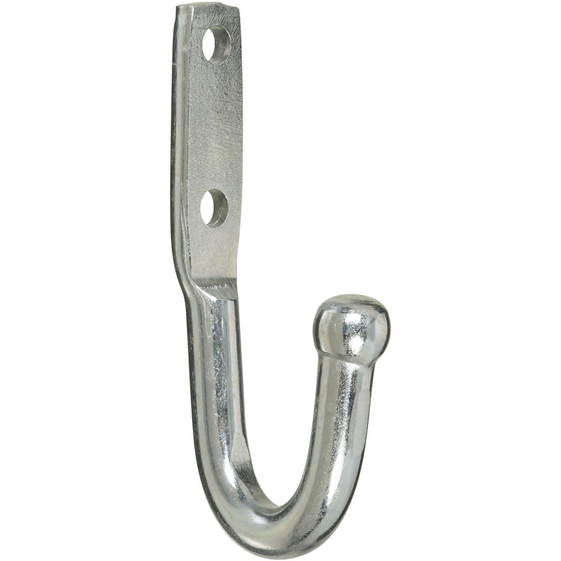 National Hardware Large Zinc-Plated Silver Steel 3-3/4 in. L Rope/Tarp Hook 1 pk (Pack of 10)