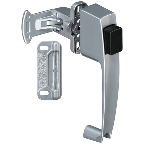 National Hardware Satin Silver Zinc Push Button Latch 1 pk (Pack of 3)