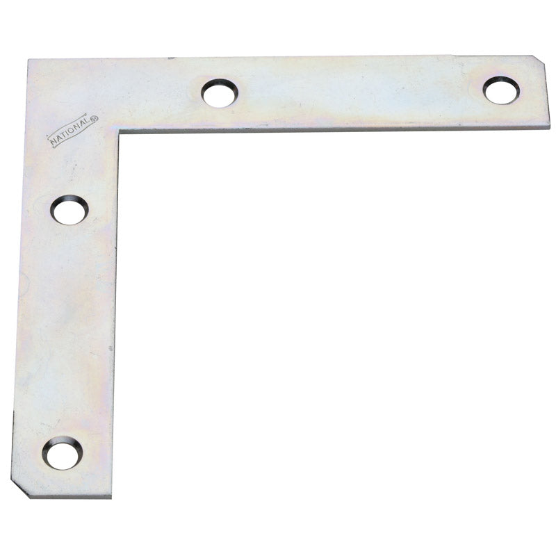 National Hardware Steel Flat Corner Brace (Pack of 20)
