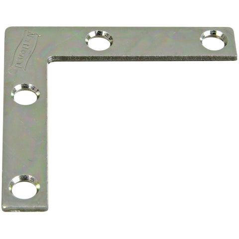 National Hardware 2 in. H X 3/8 in. W X 0.07 in. D Steel Flat Corner Brace (Pack of 40)