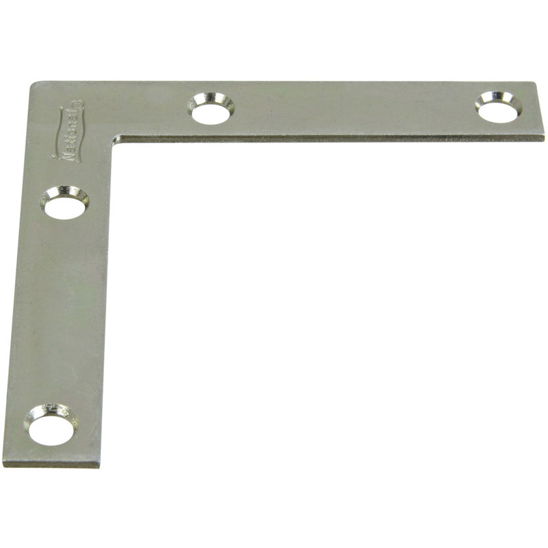 National Hardware 3 in. H X 1/2 in. W X 0.07 in. D Steel Flat Corner Brace (Pack of 40)