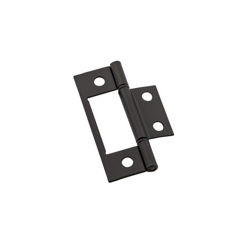 National Hardware 3 in. L Oil Rubbed Bronze Surface-Mounted Hinge 2 pk (Pack of 5)