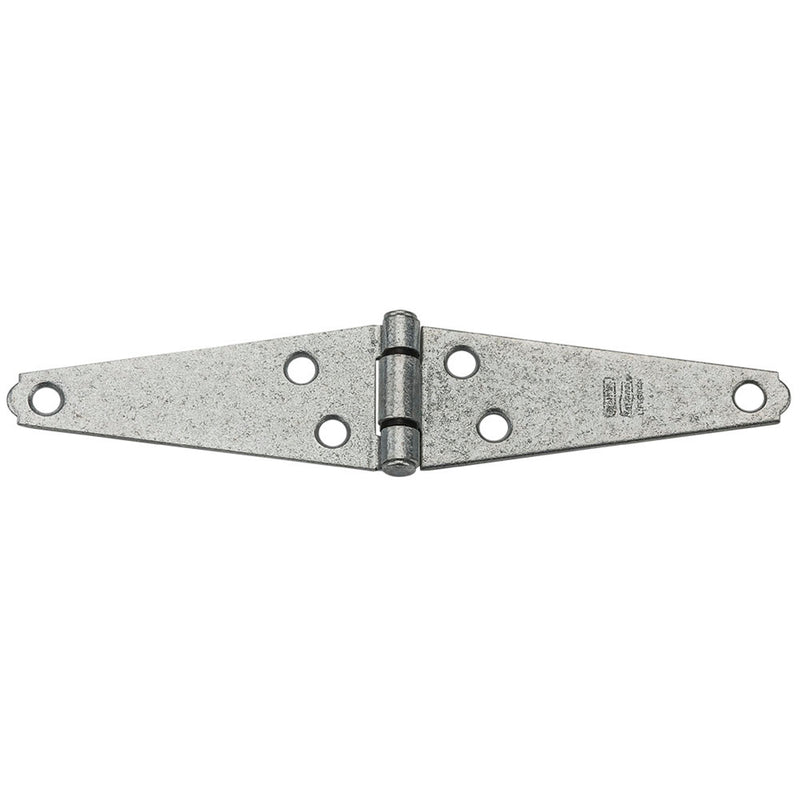 National Hardware 4 in. L Galvanized Heavy Strap Hinge 1 pk (Pack of 10)