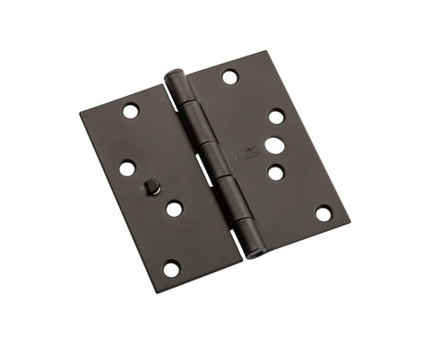 National Hardware 4 in. L Black Door Hinge 3 pk (Pack of 5)