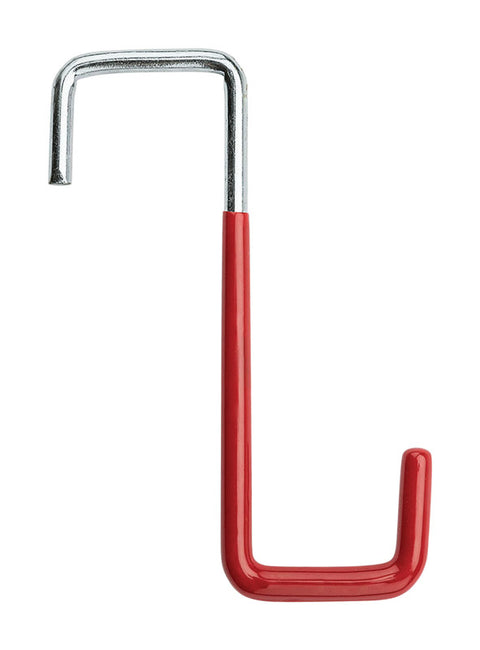 National Hardware 4 in. L Vinyl Coated Red Steel Storage Rafter Hook 40 lb. cap. 2 pk (Pack of 6)
