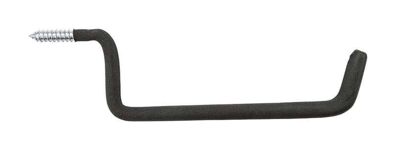 National Hardware 10.88 in. L Black Steel/Vinyl Large Ladder Hook 30 lb. cap. 1 pk (Pack of 25)
