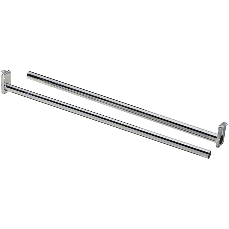 National Hardware 30 in. L X 30 in. D Adjustable Bright Steel Closet Rod (Pack of 10)