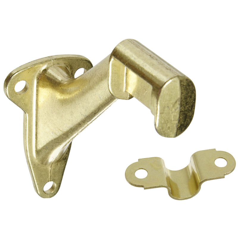 National Hardware Gold Zinc Die Cast w/Steel Strap Handrail Bracket 3.31 in. L 250 lb (Pack of 10)