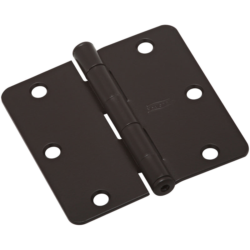 National Hardware 3-1/2 in. L Oil Rubbed Bronze Door Hinge 3 pk (Pack of 5)