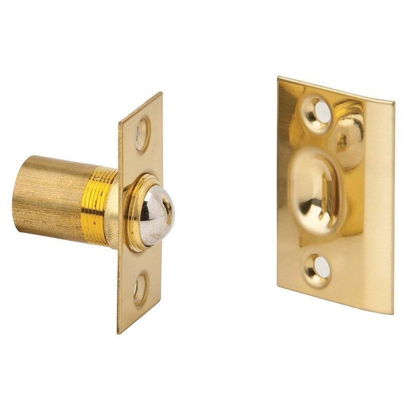 Ives Bright Brass Metallic Brass Ball Catch (Pack of 10)