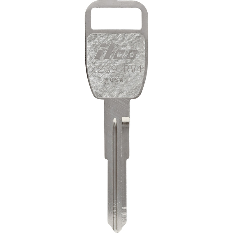 HILLMAN KeyKrafter Automotive Key Blank 2048 Double For Land Rover Silver (Pack of 4)