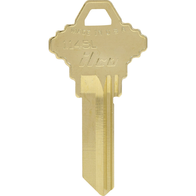HILLMAN KeyKrafter Traditional Gold House/Office Key Blank 2038 Single For Schlage Locks Gold (Pack of 4)