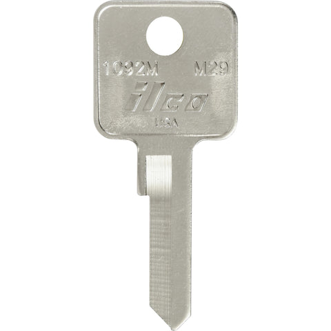 HILLMAN KeyKrafter Universal House/Office Key Blank 2047 Single For Earl Locks Silver (Pack of 4)