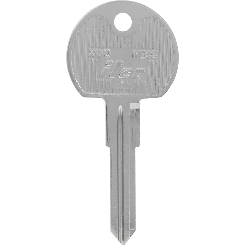 HILLMAN KeyKrafter Universal House/Office Key Blank 2066 Double For Corbin Locks Silver (Pack of 4)