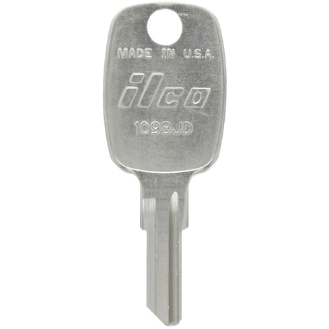 HILLMAN KeyKrafter Universal House/Office Key Blank 2049 Single For John Deere Locks Silver (Pack of 4)