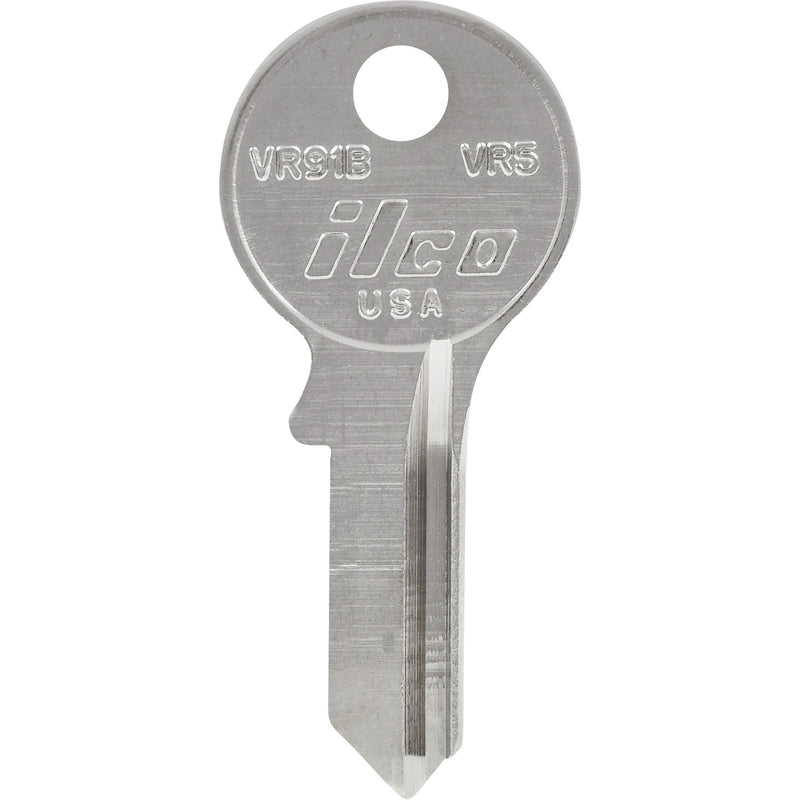 HILLMAN KeyKrafter Universal House/Office Key Blank 2037 Single For Viro Locks Silver (Pack of 4)