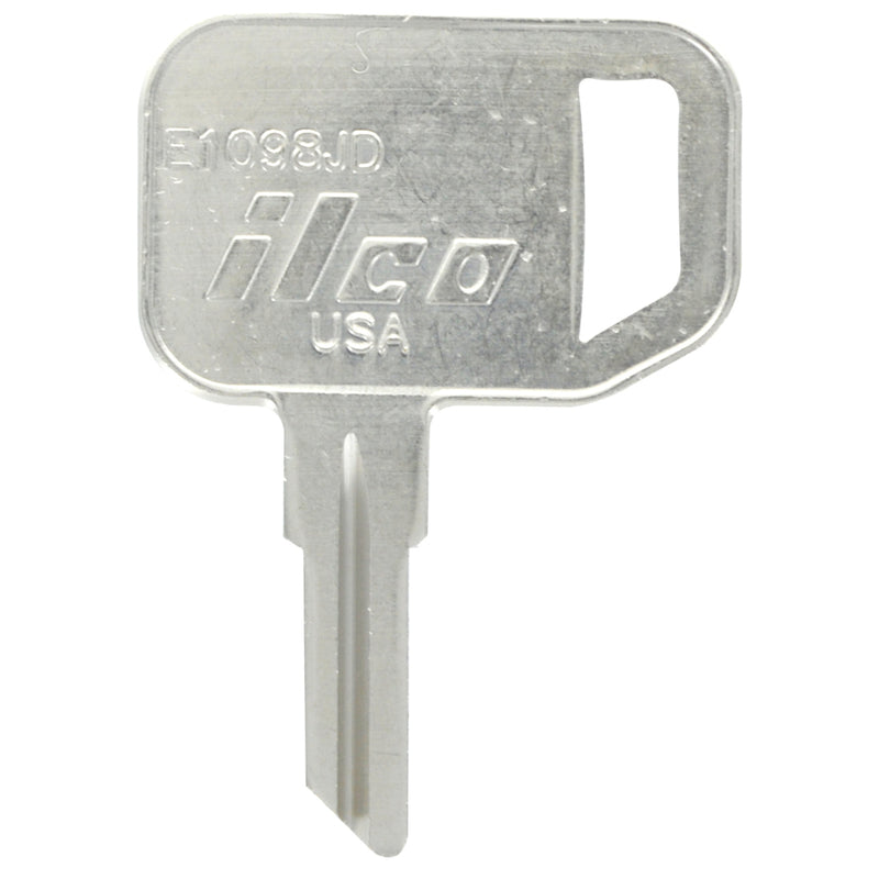 HILLMAN KeyKrafter Universal House/Office Key Blank 2059 Single For John Deere Locks Silver (Pack of 4)
