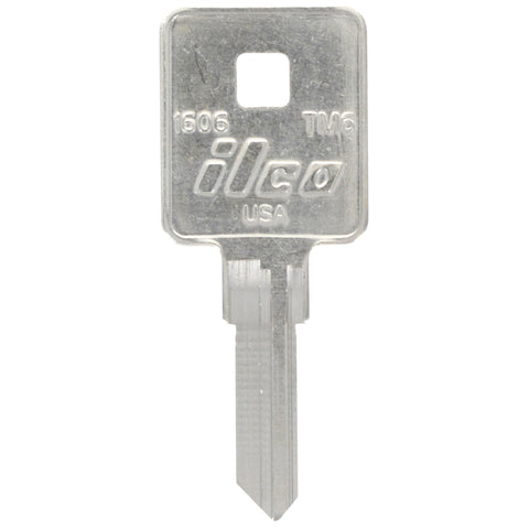 HILLMAN KeyKrafter Universal House/Office Key Blank 2042 Single For TriMark Locks Silver (Pack of 4)