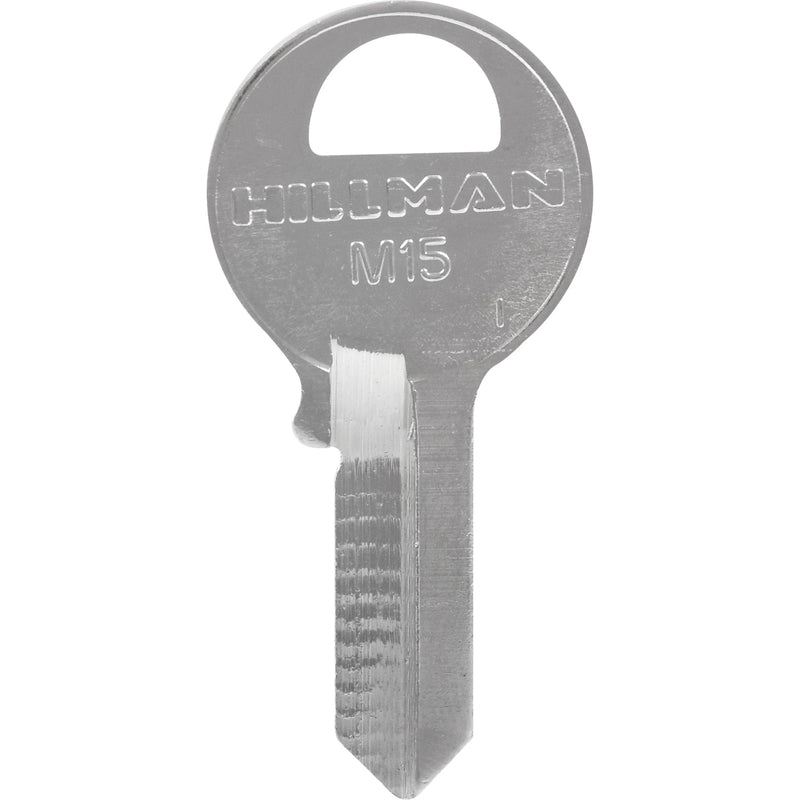 HILLMAN KeyKrafter Universal House/Office Key Blank 2030 Single For Master Locks Silver (Pack of 4)