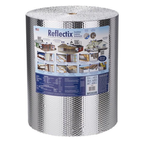 Reflectix 24 in. W X 100 ft. L X 0.31 in. R-3.7 to R-21 Reflective Radiant Barrier Insulation Roll 2