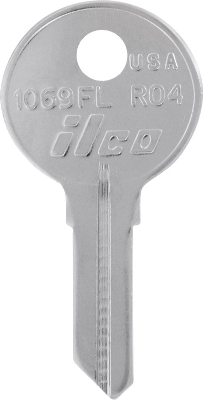 HILLMAN Rockford House/Office Key Blank Single Silver (Pack of 4)