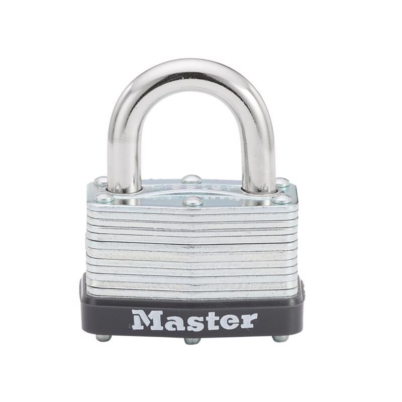 Master Lock 1-1/16 in. H X 1-3/4 in. W Laminated Steel Warded Locking Warded Padlock (Pack of 4)