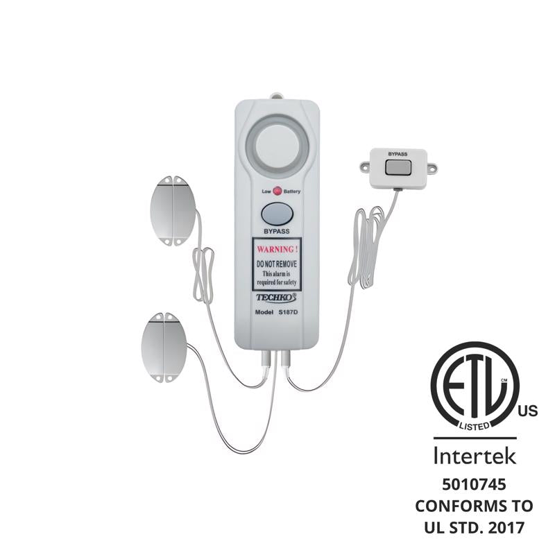 Techko White Plastic Safe Pool Alarm