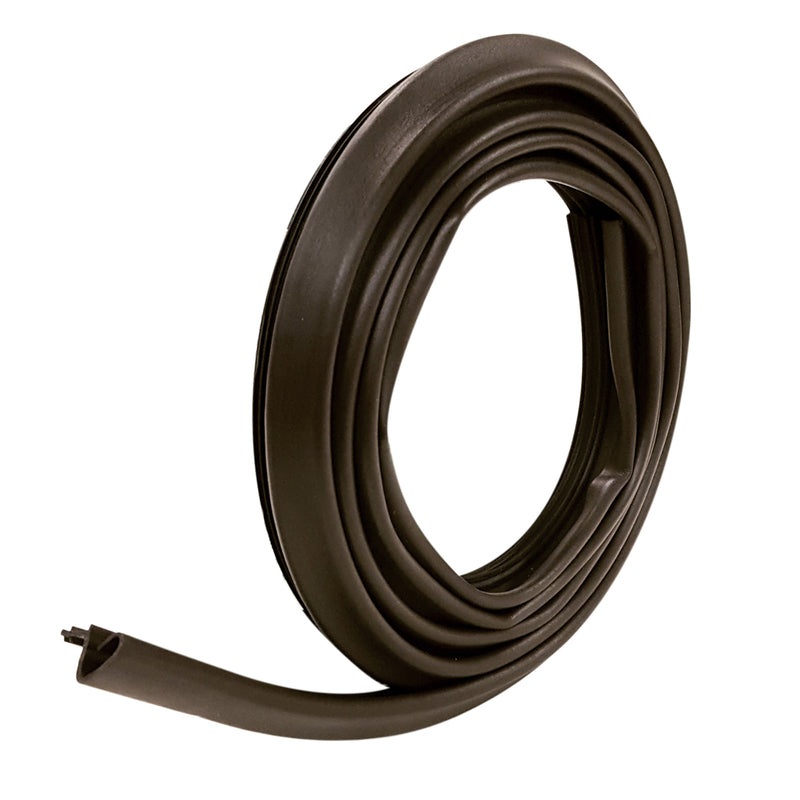 Burlete de caucho marrón Frost King para puertas, 7 pies de largo x 0,5 pulgadas (paquete de 6)