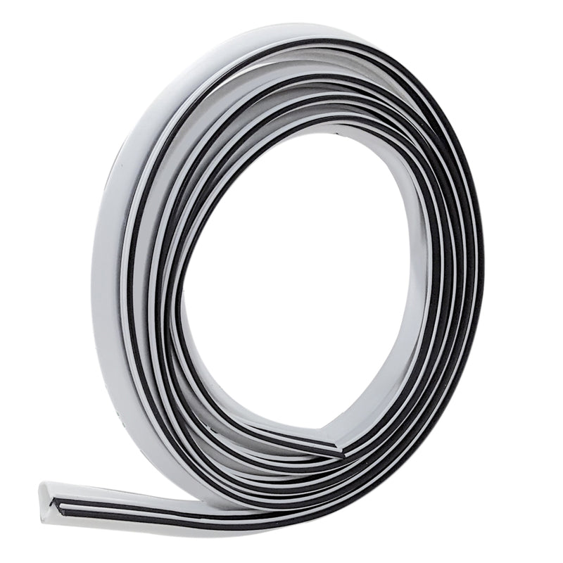 Frost King White Rubber Weather Seal For Doors 7 ft. L X 0.5 in. (Pack of 6)
