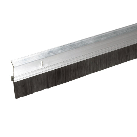 Frost King Protector de puerta de aluminio plateado de 0,2 pulg. de alto x 2 pulg. de ancho x 36 pulg. de largo (Paquete de 12)