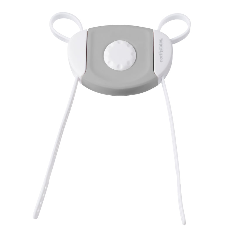 North States Toddleroo Gray/White Plastic Cabinet Flex Lock 1 pk