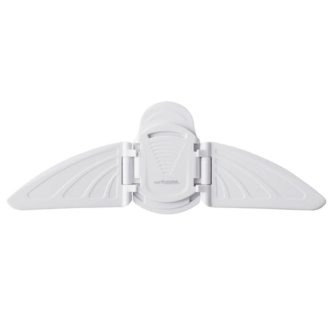 North States Toddleroo White Plastic Door and Window Lock 1 pk