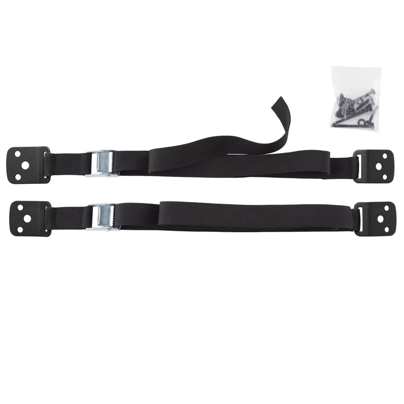 North States Toddleroo Black Metal/Nylon Strap Lock 2 pk