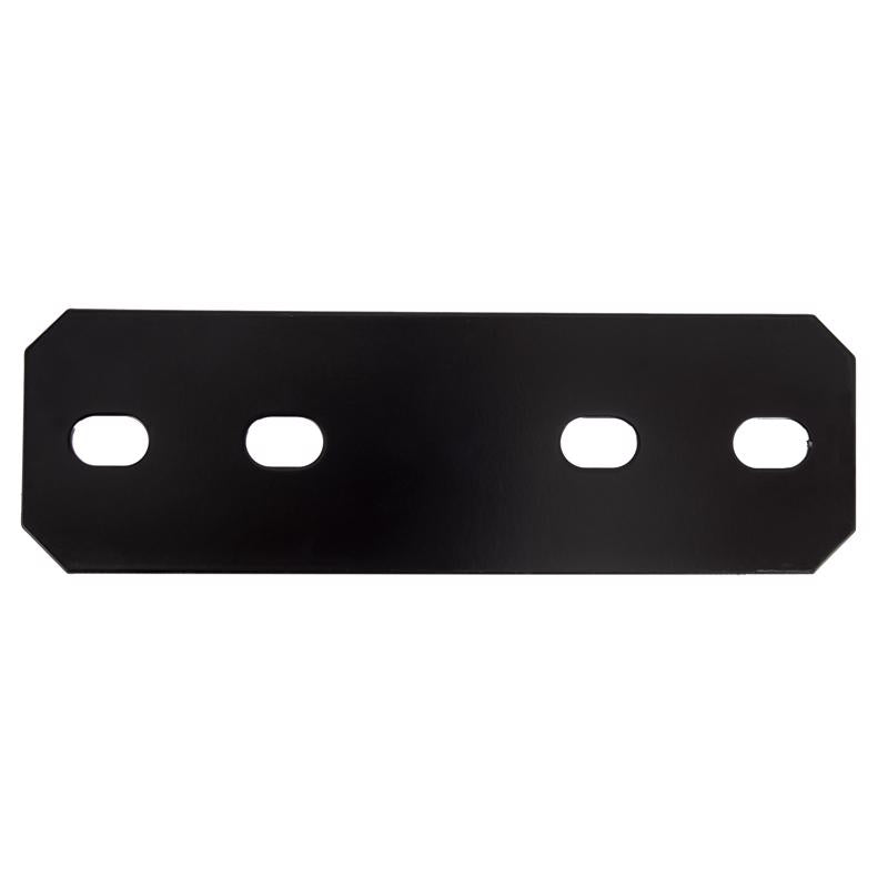 Hampton 9.5 in. H X 3 in. W X 1/8 in. D Black Steel Mending Plate (Pack of 10)