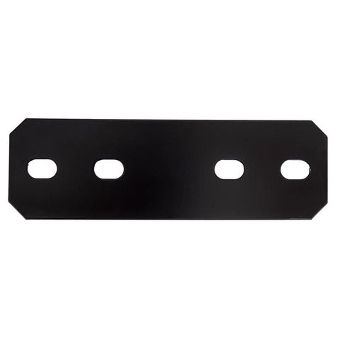 Hampton 9.5 in. H X 3 in. W X 1/8 in. D Black Steel Mending Plate (Pack of 10)