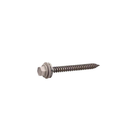 Grip-Rite No. 9 Sizes X 1-1/2 in. L Hex Hex Washer Head Self-Sealing Screws 1 lb (Pack of 12)