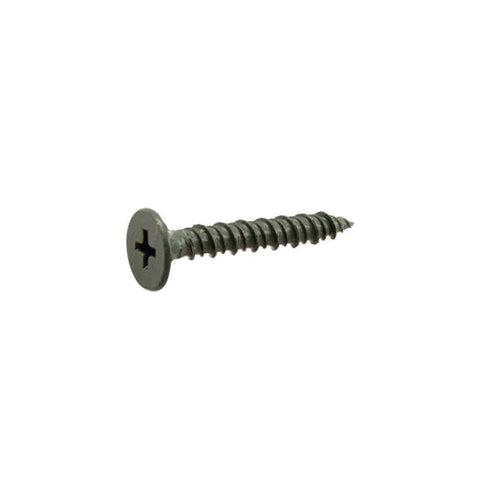 Tornillos Grip-Rite No. 8 de alambre x 1-5/8 pulg. de largo, cabeza de lente Phillips, para paneles de cemento, de rosca alta/baja