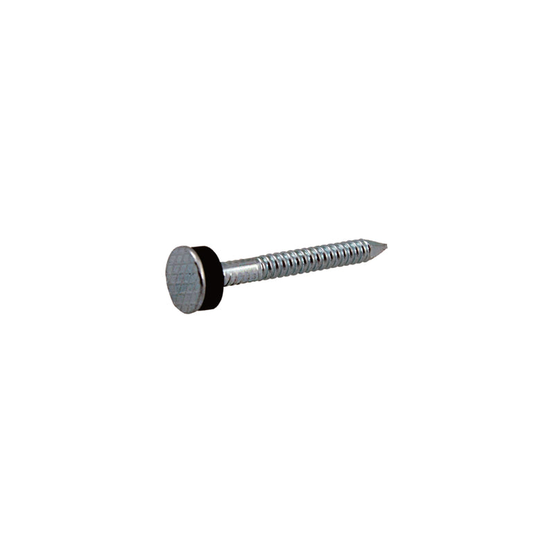 Grip-Rite 2-1/2 in. Roofing Electro-Galvanized Steel Nail Flat Head 1 lb (Pack of 12)
