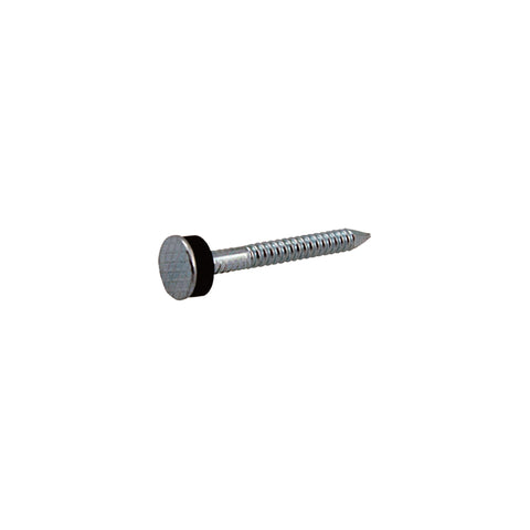 Grip-Rite 2-1/2 in. Roofing Electro-Galvanized Steel Nail Flat Head 1 lb (Pack of 12)