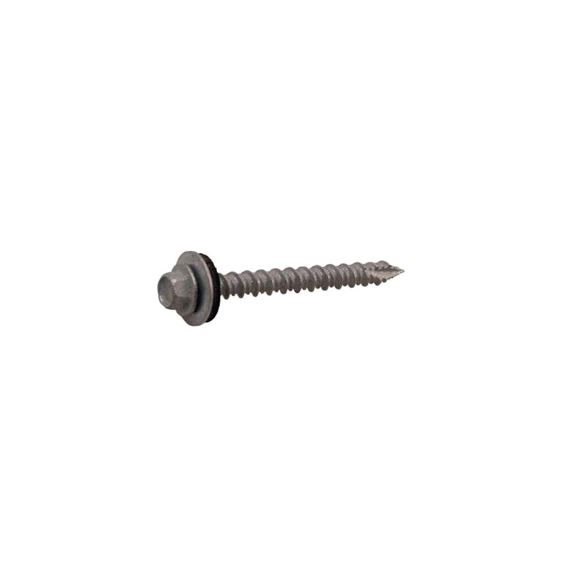 Grip-Rite No. 10 wire X 2-1/2 in. L Phillips Hex Washer Head High/Low Washer Roofing Screws (Pack of 12)