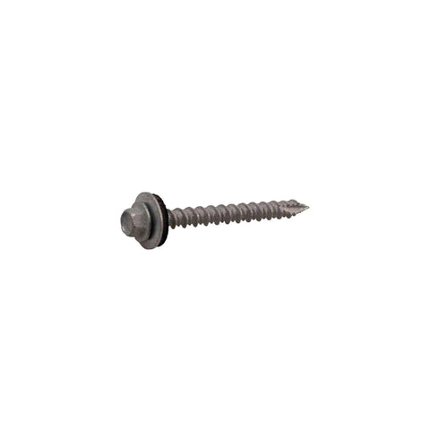 Grip-Rite No. 10 wire X 2-1/2 in. L Phillips Hex Washer Head High/Low Washer Roofing Screws (Pack of 12)