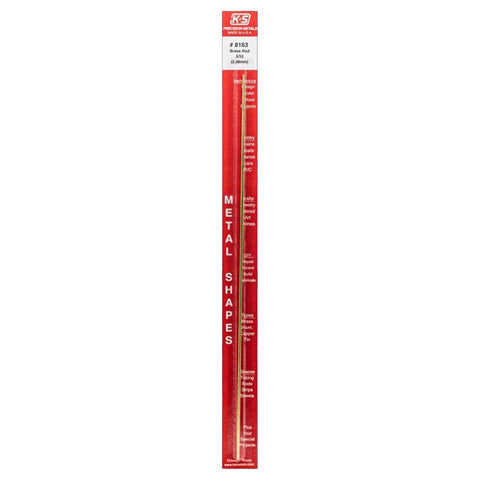K&S 3/32 in. D X 12 in. L Brass Rod 1 pk