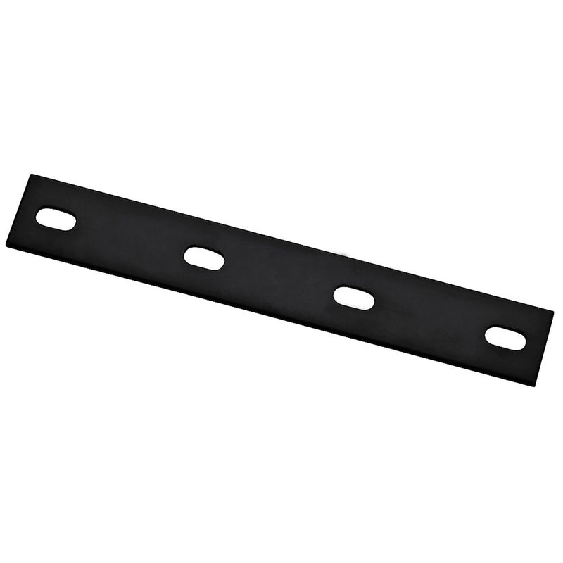 Hampton 1/8 in. H X 1-1/2 in. W X 10 in. L Black Steel Mending Plate (Pack of 10)