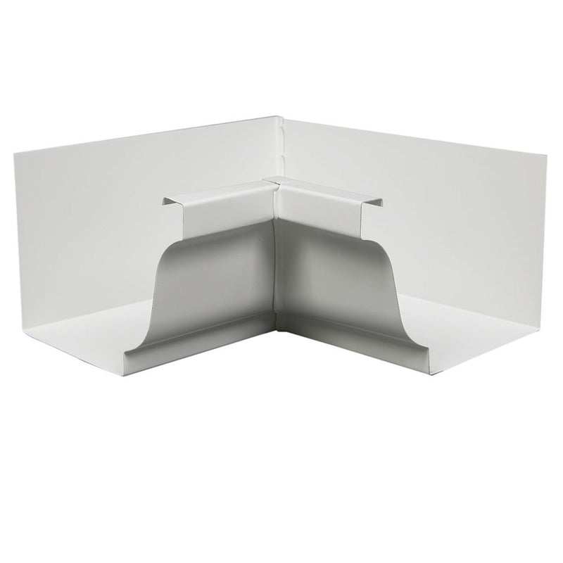 Amerimax 5 in. H X 6 in. W X 10 in. L White Aluminum K Inside Corner (Pack of 10)